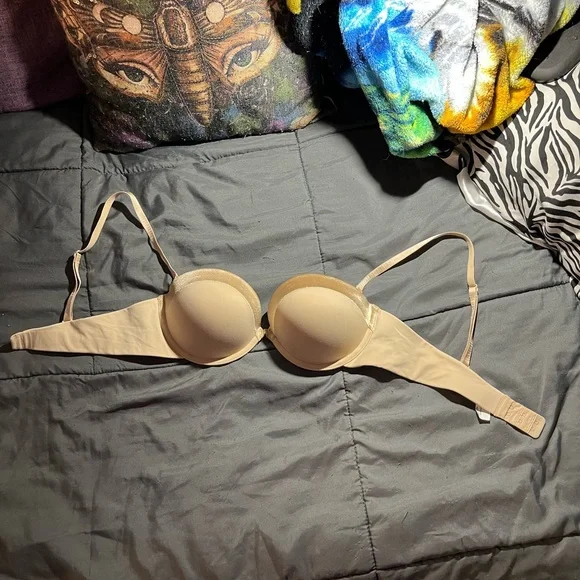 NWOT Maidenform Cream Padded Convertible Bra - Picture 4 of 5